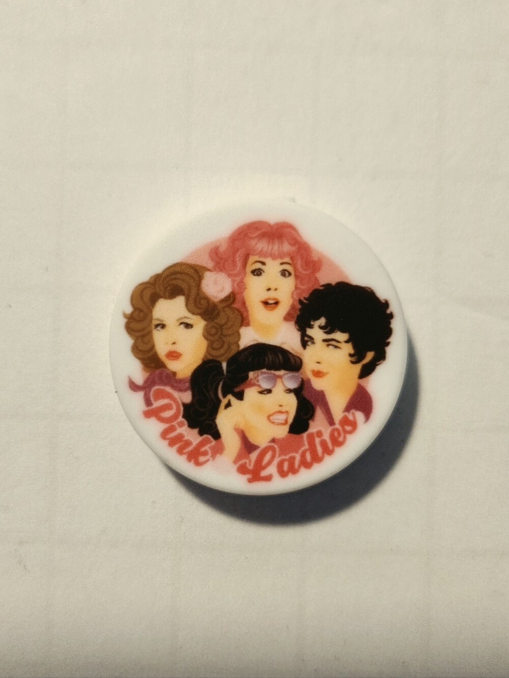 Grease Pink Ladies Silicone Bead
